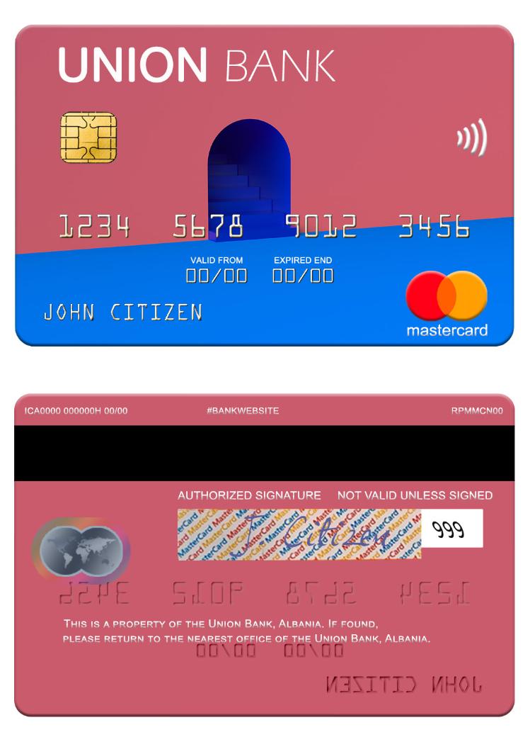 Albania Union Bank mastercard
